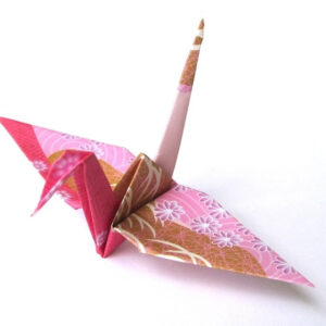 Japanese Crane Origami Birds Pink Japanese Paper