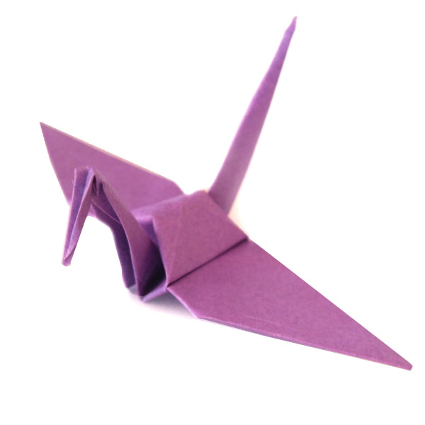 Light Purple Origami Cranes