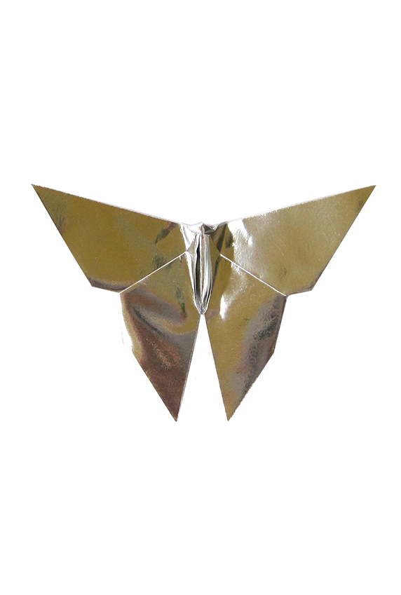 Folded Paper Butterfly | Silver